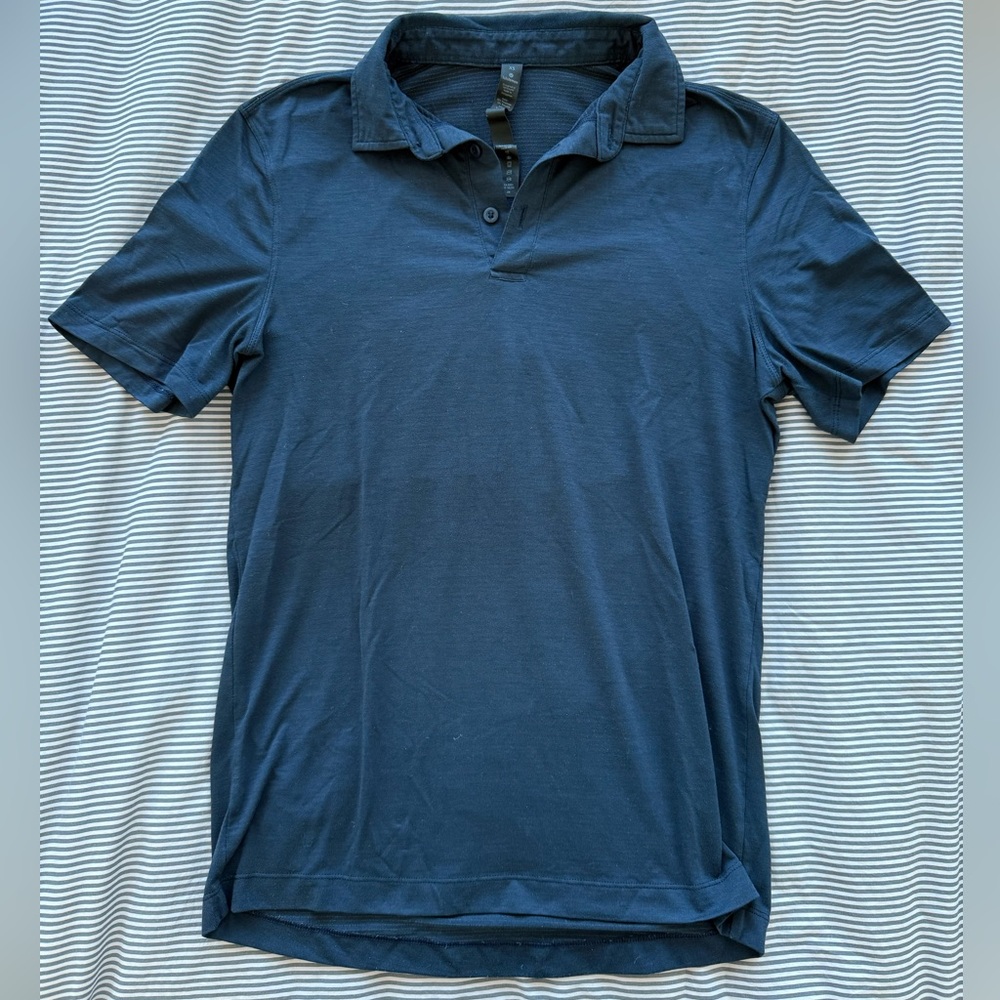lululemon athletica Navy Evolution Polo Shirt